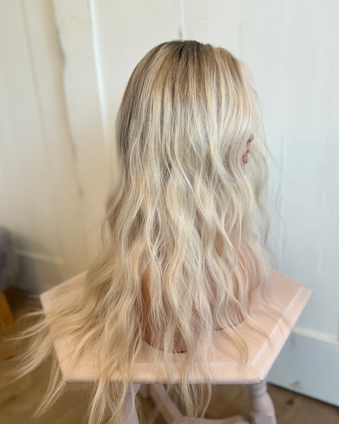 Natural with Bright Blonde Pony Wig
