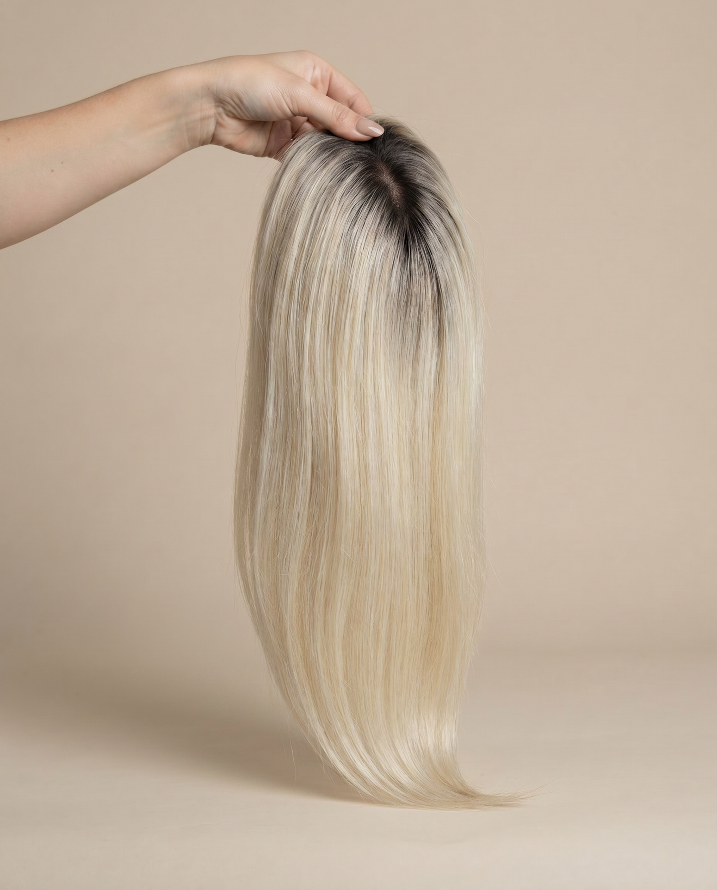 Ash Blonde Closed Lace Topper