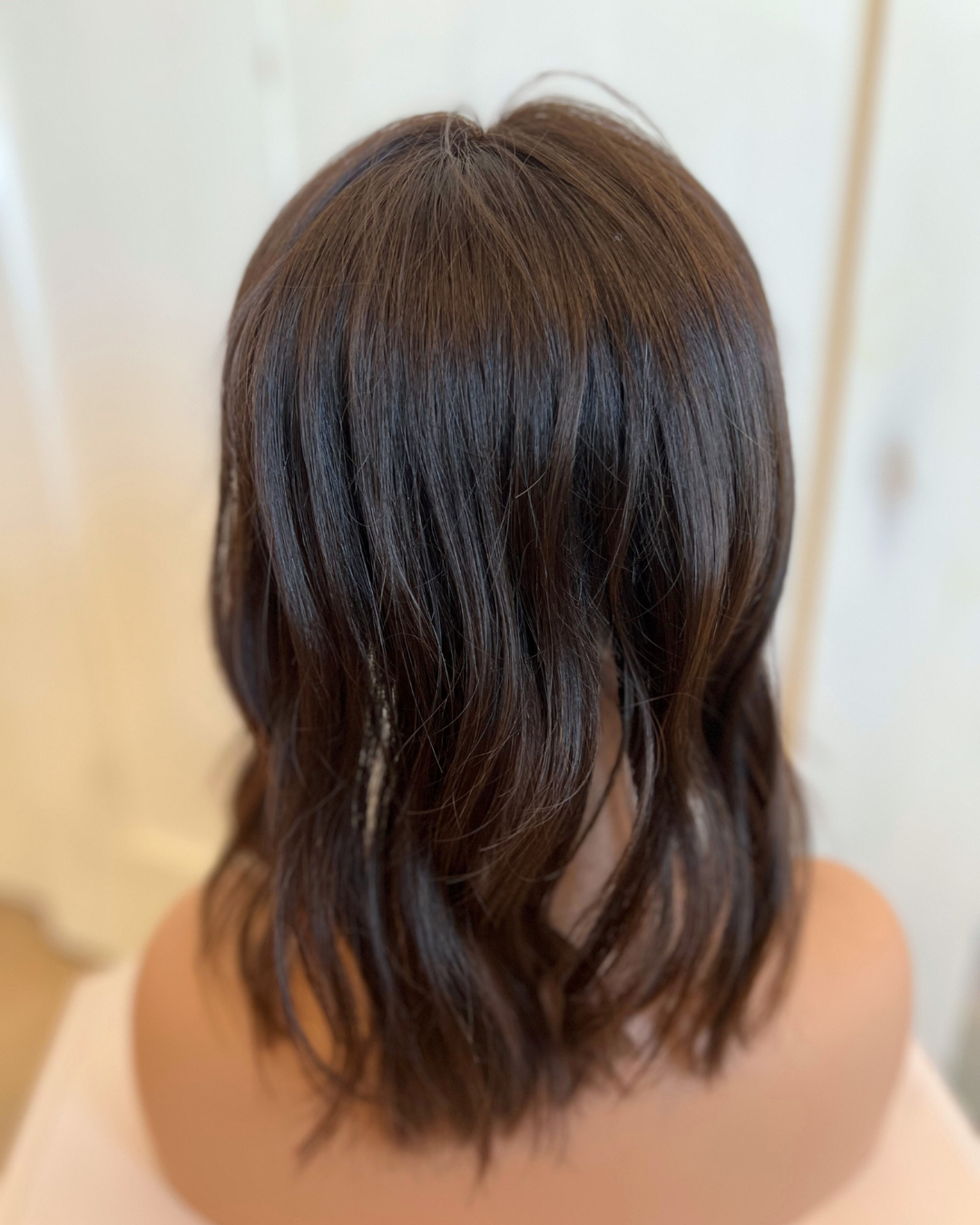 Natural Brown Bob Style Topper