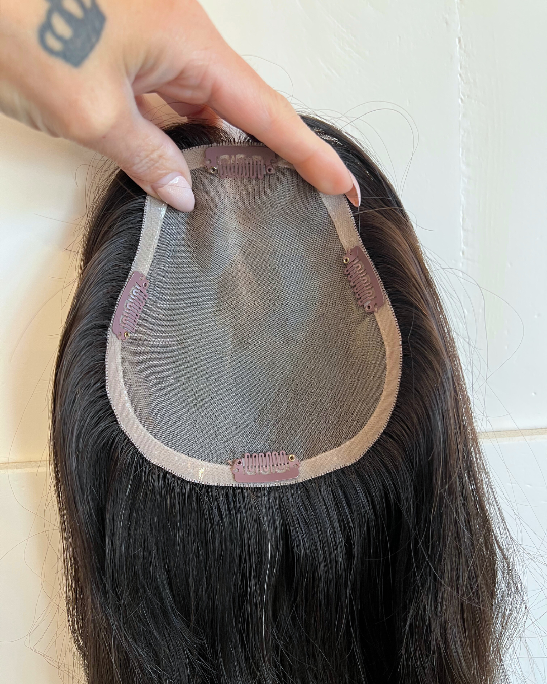 Natural Brown Monofilament Topper