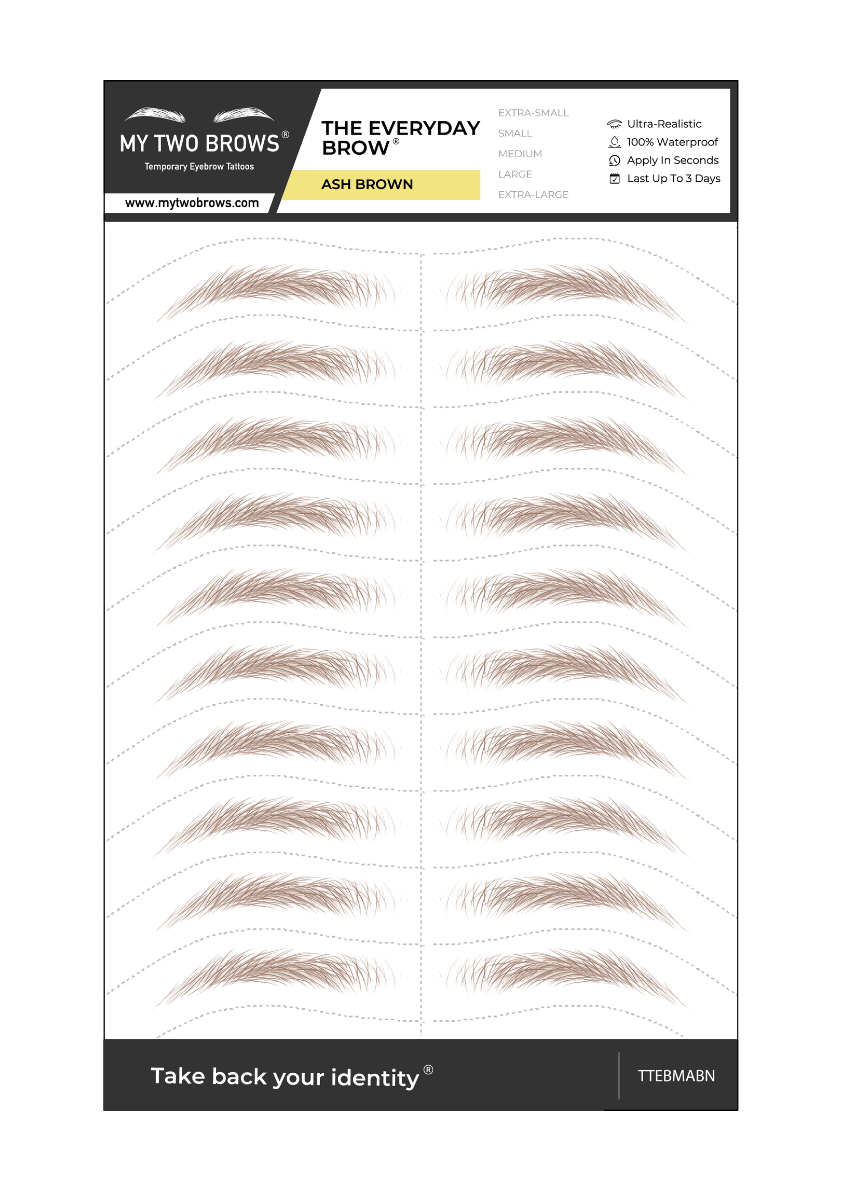 The Everyday Brow Temporary Eyebrow Tattoos