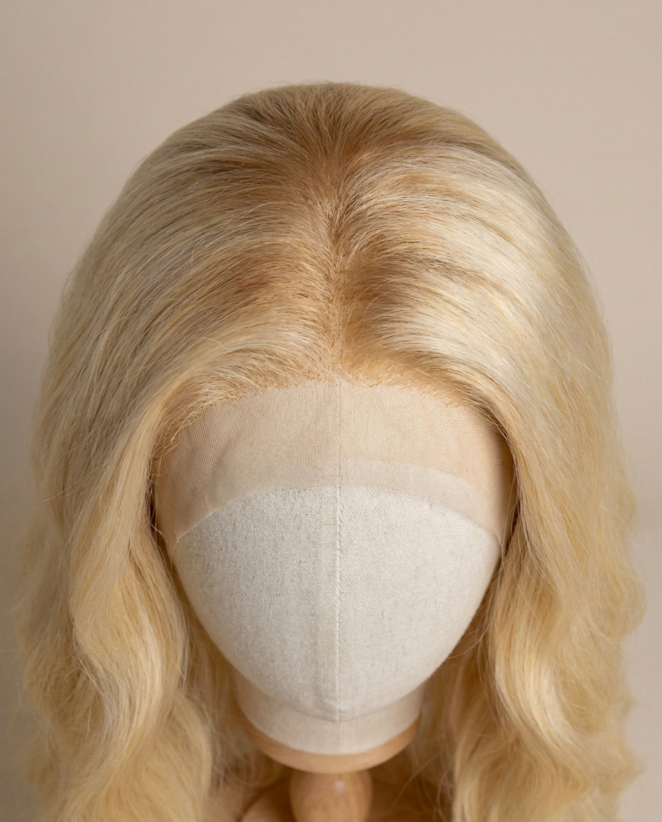 Warm Blonde Lace Top Wig