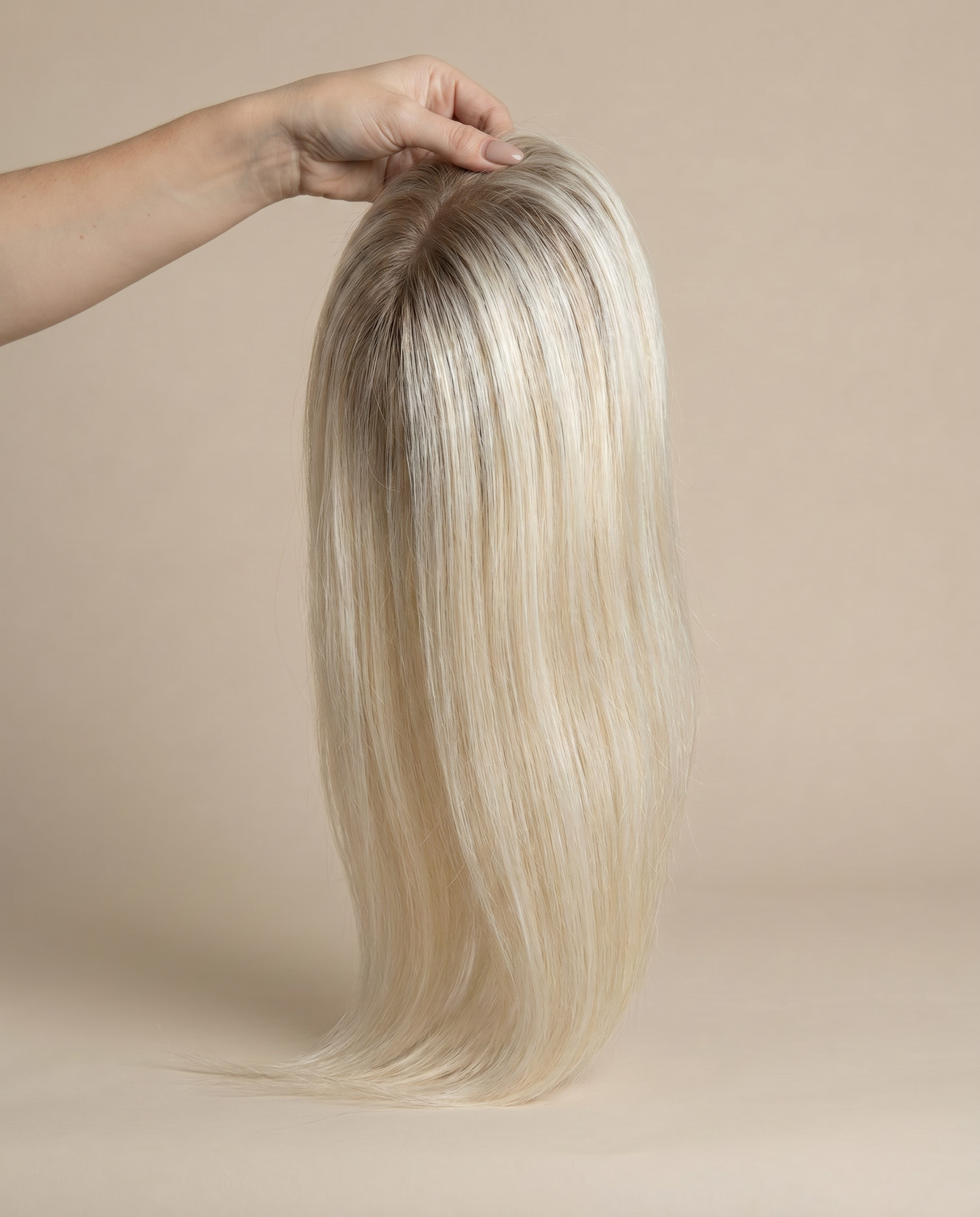 Ash Blonde Closed Lace Topper