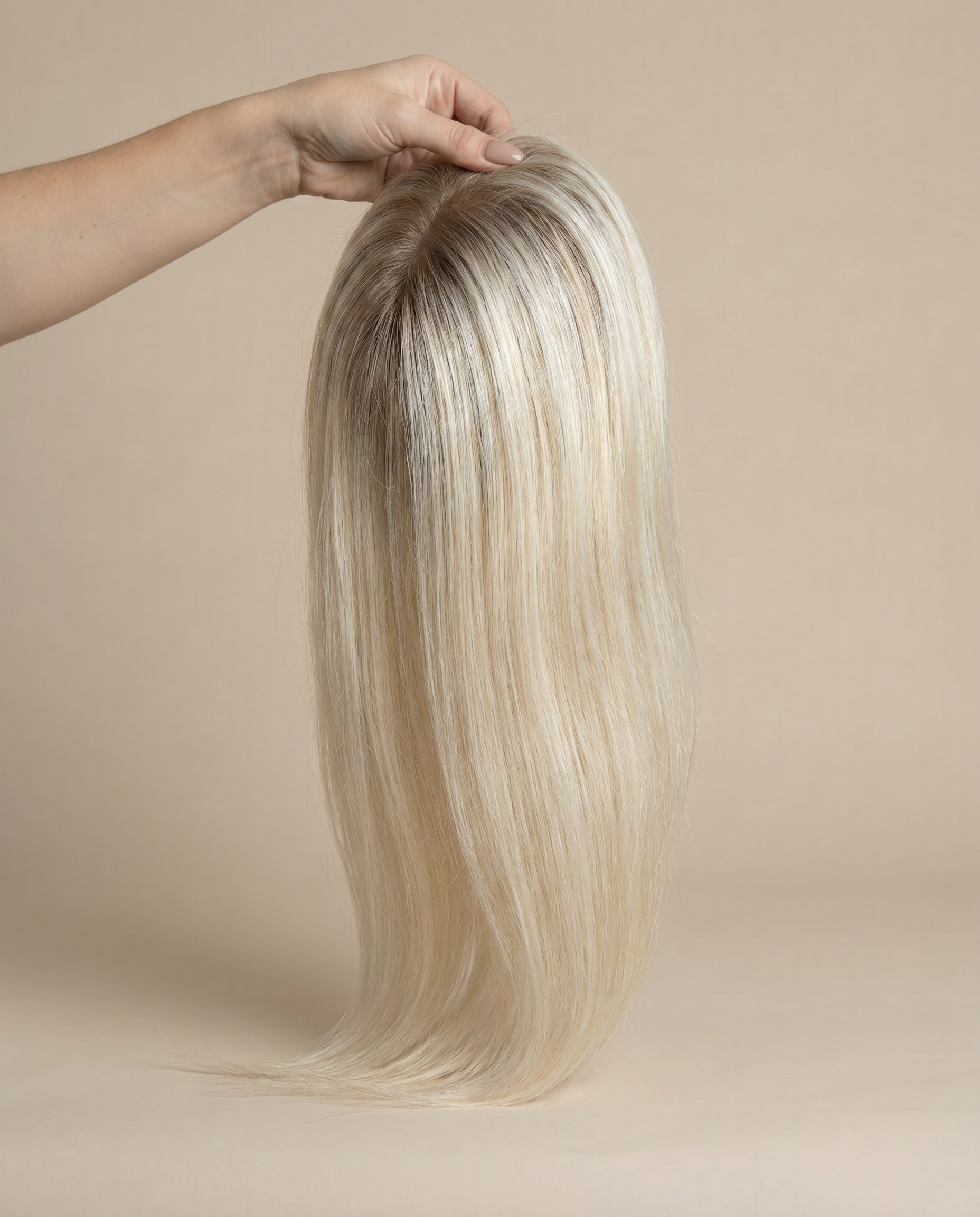 Ash Blonde Closed Lace Topper