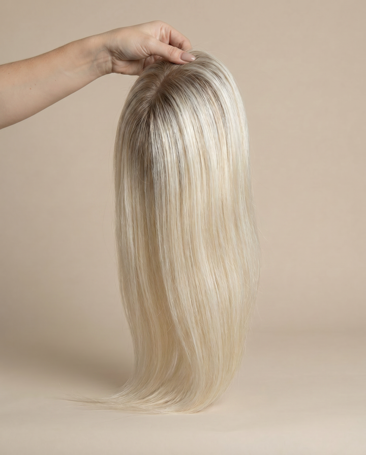 Ash Blonde Closed Lace Topper