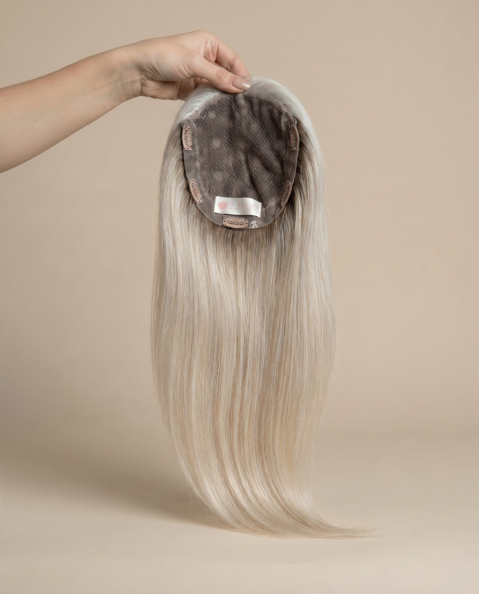 Ash Blonde Closed Lace Topper
