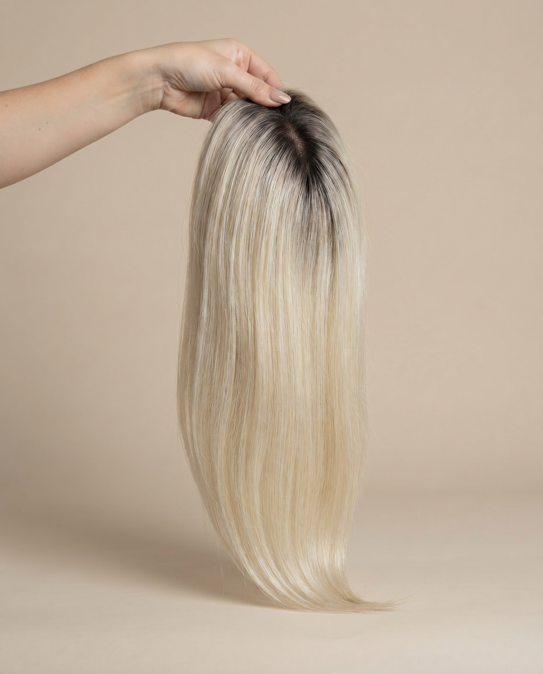 Ash Blonde Closed Lace Topper