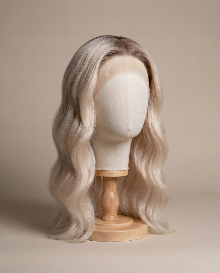 Ashy Blonde Lace Top Wig