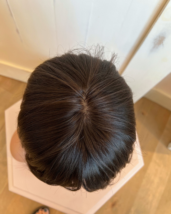 Natural Brown Bob Style Topper