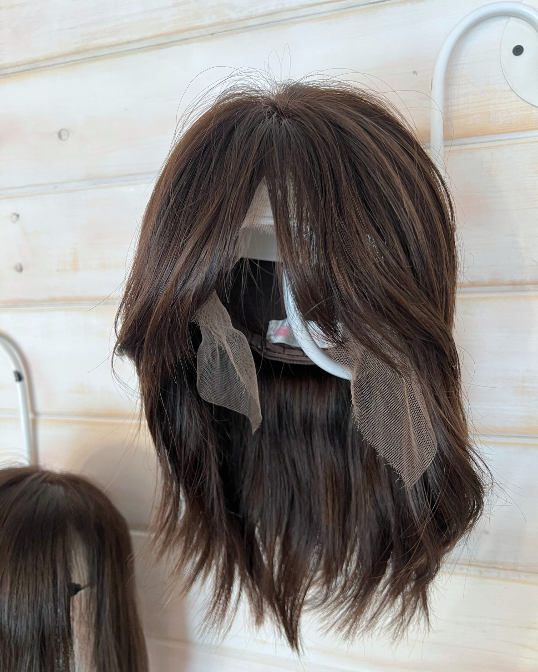 Brown Silk Top with Lace Front Wig