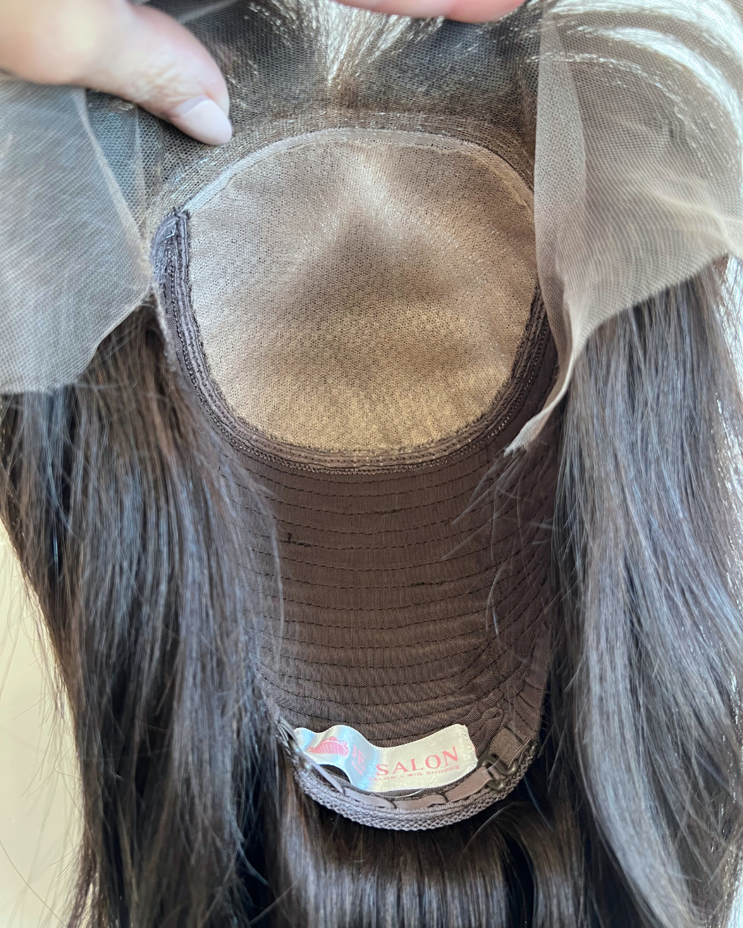 Brown Silk Top with Lace Front Wig