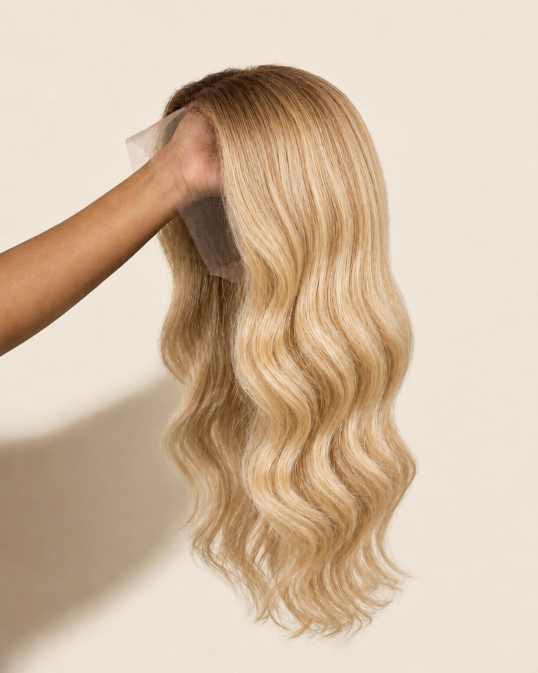 Warm Blonde Silk Top Lace Front Wig