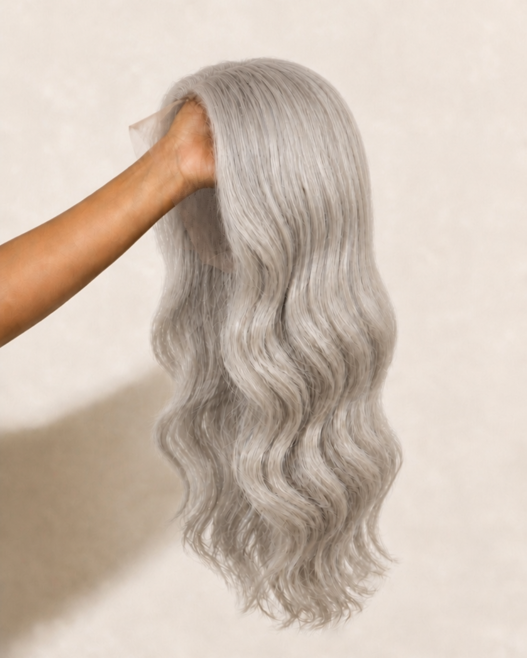 Grey Lace Top Wig