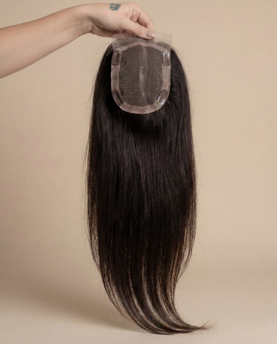 Natural Brown Lace Front Topper