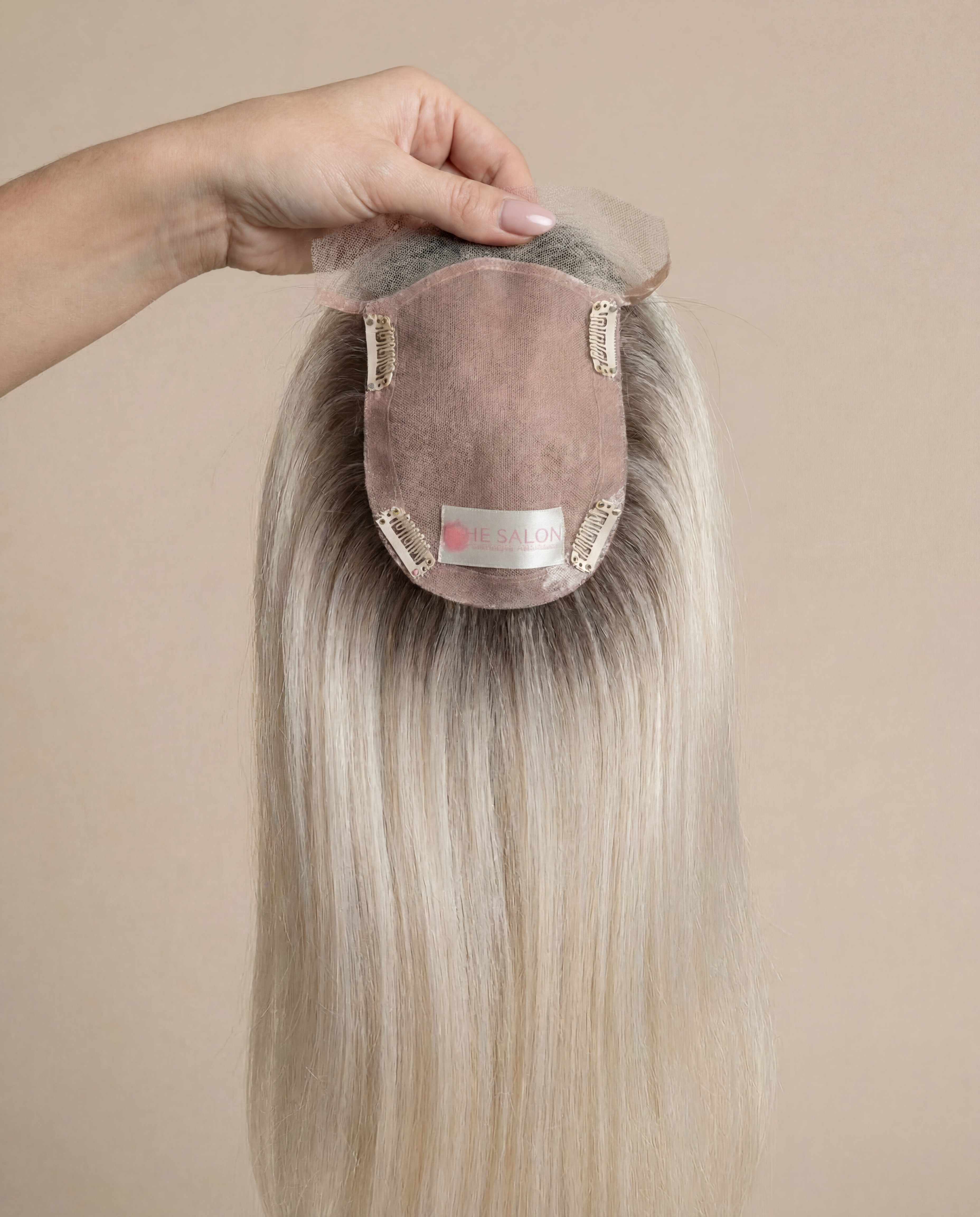 Ash Blonde Lace Front Silk Topper