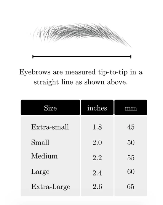 Classy Curve Temporary Eyebrow Tattoos