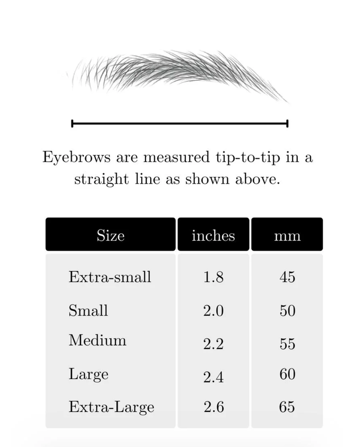 Classy Curve Temporary Eyebrow Tattoos