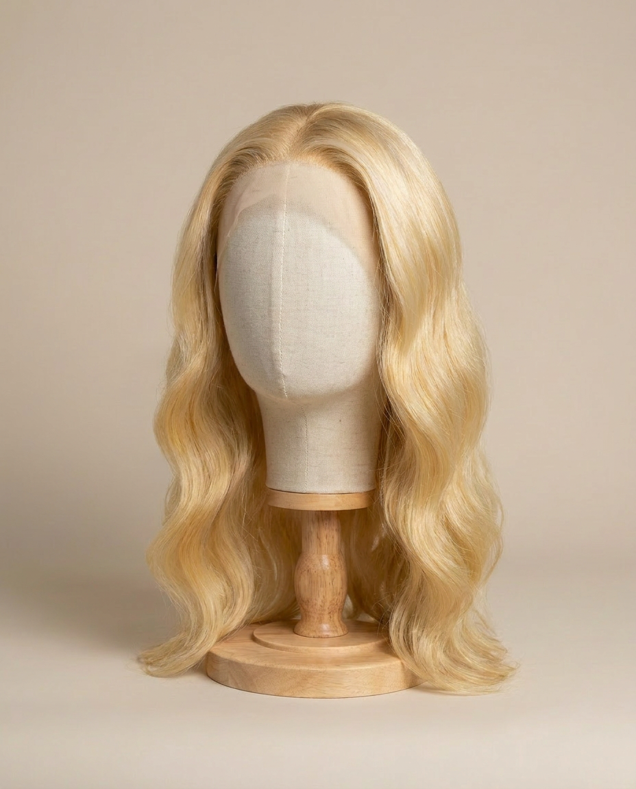 Warm Blonde Lace Top Wig