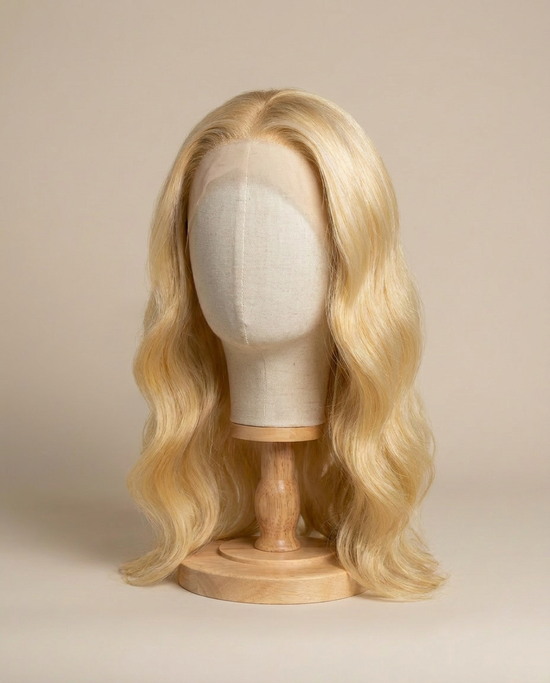 Warm Blonde Lace Top Wig