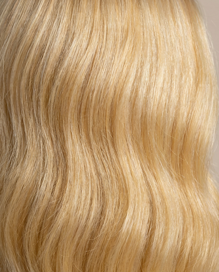Warm Blonde Lace Front Silk Topper